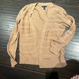 Brown cardigan